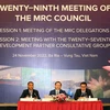 Phiên họp lần thứ 29 Hội đồng Ủy hội sông Mekong quốc tế. (Ảnh: Hoàng Nhị/TTXVN)