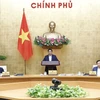 Thủ tướng Phạm Minh Chính kết luận Phiên họp Chính phủ thường kỳ tháng 11/2022. (Ảnh: Dương Giang/TTXVN)