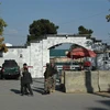 Quang cảnh bên ngoài Đại sứ quán Pakistan tại Kabul, Afghanistan. (Ảnh: AFP/ TTXVN)