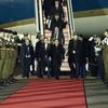 Lễ đón Thủ tướng Phạm Minh Chính đến Đại Công quốc Luxembourg. 