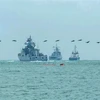 Tàu chiến Nga tham gia một cuộc tập trận hải quân. (Ảnh minh họa: AFP/TTXVN)