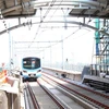 Tàu metro số 1 rời ga Bình Thái trong buổi chạy thử nghiệm. (Ảnh: Tiến Lực/TTXVN)