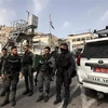 Lực lượng an ninh Israel tăng cường an ninh tại Jerusalem, sau các vụ tấn công ngày 28/1/2023. (Ảnh: AFP/TTXVN)