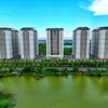 Các chung cư được xây dựng tại khu đô thị Thanh Hà, quận Hà Đông, Hà Nội. (Ảnh: Tuấn Anh/TTXVN)