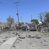 Hiện trường một vụ đánh bom xe tại Mogadishu, Somalia, ngày 12/1/2022. (Ảnh minh họa: AFP/TTXVN)