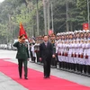 Chủ tịch nước Võ Văn Thưởng đến dự lễ tuyên dương. 