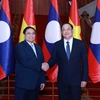 Thủ tướng Phạm Minh Chính hội kiến Thủ tướng Lào Sonexay Siphandone. 