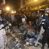 Hiện trường một vụ đánh bom ở Karachi, Pakistan. (Ảnh minh họa: AFP/TTXVN)