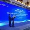 Bộ trưởng Nguyễn Hồng Diên phát biểu tại Hội nghị Xúc tiến thương mại, Đầu tư và Hợp tác kinh tế Việt Nam-Trung Quốc. (Nguồn: Bộ Công Thương)
