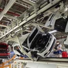 Ôtô được lắp ráp tại một nhà máy của Volkswagen ở Pamplona, Tây Ban Nha. (Ảnh: AFP/TTXVN)