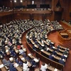 Toàn cảnh phiên họp Quốc hội Nhật Bản tại thủ đô Tokyo. (Ảnh: Kyodo/ TTXVN)