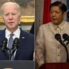 Tổng thống Mỹ Joe Biden (trái) và người đồng cấp Philippines Ferdinand Marcos Jr. (Nguồn: AFP/TTXVN)
