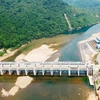 Thực trạng tại đập ngăn nước sông Cu Đê phục vụ nhà máy nước Hòa Liên, huyện Hòa Vang, thành phố Đà Nẵng. (Ảnh: Quốc Dũng/TTXVN)