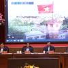 Thủ tướng Phạm Minh Chính với các đại biểu chủ trì hội nghị. (Ảnh: Văn Điệp/TTXVN)