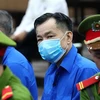 Bị cáo Nguyễn Ngọc Hai, cựu Chủ tịch UBND tỉnh Bình Thuận tại phiên tòa sáng 10/5. (Ảnh: Phạm Kiên/TTXVN)