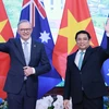 Thủ tướng Phạm Minh Chính chủ trì lễ đón Thủ tướng Australia