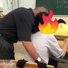 Hình ảnh tố cáo thầy giáo chạm vào người nữ sinh. (Nguồn: Vnexpress)