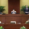 Phó Chủ tịch Quốc hội Trần Quang Phương điều hành phiên họp. (Ảnh: Doãn Tấn/TTXVN)