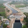 Một công trình thủy lợi tại Hà Nội. (Ảnh minh họa: Vũ Sinh/TTXVN)
