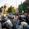 Người biểu tình tại Iraq phản đối vụ đốt kinh Koran. (Nguồn: Iraqi News)