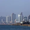 Toàn cảnh thành phố Tel Aviv, Israel. (Ảnh: AFP/TTXVN)