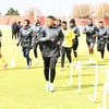 Đội tuyển Bóng đá Nữ Nam Phi tập luyện. (Nguồn: SNL24)