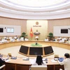 Phiên họp Chính phủ chuyên đề về xây dựng pháp luật tháng 7/2023. (Ảnh: Dương Giang/TTXVN)