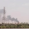 Khói bốc lên trong xung đột tại Khartoum, Sudan, ngày 22/7/2023. (Ảnh: AFP/TTXVN)