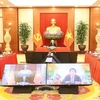 Tổng Bí thư Nguyễn Phú Trọng điện đàm với Chủ tịch Đảng Nhân dân Campuchia, Thủ tướng Chính phủ Vương quốc Campuchia Hun Sen. (Ảnh: Trí Dũng/TTXVN)