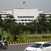 Tòa nhà Quốc hội Pakistan tại Islamabad ngày 9/8/2023. (Ảnh: AFP/TTXVN)