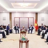 Thủ tướng Phạm Minh Chính tiếp một số tập đoàn Trung Quốc đang đầu tư tại Việt Nam. 