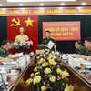 Đại tướng Lương Cường chủ trì kỳ họp thứ 16. (Nguồn: Quân đội Nhân dân)