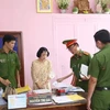 Cơ quan Cảnh sát điều tra Công an tỉnh Bình Dương khởi tố, khám xét nơi làm việc của bà Nguyễn Thị Gái. (Ảnh: Báo Lao Động)
