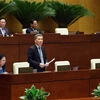 Chủ nhiệm Ủy ban Khoa học, Công nghệ và Môi trường của Quốc hội Lê Quang Huy phát biểu. (Ảnh: An Đăng/TTXVN)