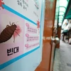 Một panô cảnh báo về nạn rệp giường tại Hàn Quốc. (Nguồn: The Korea Times)