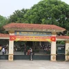 Trường THCS Tân Minh, huyện Thường Tín, nơi xảy ra vụ xô xát giữa các em nữ học sinh chiều 10/11. (Nguồn: Kinh tế và Đô thị)