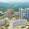Một góc thủ đô Bình Nhưỡng của Triều Tiên. (Ảnh: KCNA/TTXVN)
