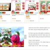 Gian hàng của CatyFood trên Shopee chứng kiến sự bùng nổ đơn hàng trong những ngày qua. (Nguồn: Vietnam+)