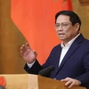 Thủ tướng Phạm Minh Chính kết luận Phiên họp Chính phủ chuyên đề xây dựng pháp luật tháng 12. (Ảnh: Dương Giang/TTXVN)