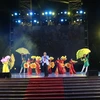 Tiết mục nghệ thuật trong chương trình “Ninh Thuận chào năm mới 2024”. (Ảnh: Nguyễn Thành/TTXVN)