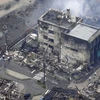 Các tòa nhà cháy rụi do hỏa hoạn bùng phát sau động đất tại tỉnh Ishikawa, Nhật Bản, ngày 3/1/2024. Ảnh: Kyodo/TTXVN