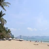 Bãi biển Nha Trang. (Ảnh: Đặng Tuấn/TTXVN)