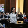 Bị cáo Trương Mỹ Lan tại phiên xét xử. (Ảnh: Thanh Vũ/TTXVN)