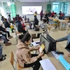 Một phiên giao dịch việc làm online được Trung tâm Dịch vụ việc làm Bắc Giang tổ chức kết nối với nhiều tỉnh, thành trong cả nước. (Ảnh: Danh Lam/TTXVN)