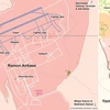 Bản đồ Căn cứ không quân Ramon của Israel. (Nguồn: Wikipedia)