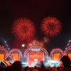 Toàn cảnh Lễ hội Hoa Phượng Đỏ 2024 “Hải Phòng - Bừng sáng miền di sản”. (Ảnh: Hoàng Ngọc/TTXVN)