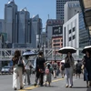 Đường phố tại Tokyo, Nhật Bản ngày 30/7/2023. (Ảnh: AFP/TTXVN)