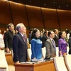 Đại biểu Quốc hội dự phiên khai mạc Kỳ họp thứ 7, Quốc hội khoá XV. (Ảnh: TTXVN)