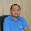 Anh Lê Văn Vin, Phó Bí thư Thường trực Tỉnh đoàn Quảng Ngãi. (Ảnh: Đinh Hương/TTXVN)