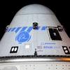 Tàu vũ trụ CST-100 Starliner tại Trung tâm vũ trụ Kennedy ở Cape Canaveral, Florida, Mỹ. (Ảnh: AFP/TTXVN)